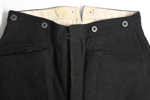 stiefelhose zwart wollen broek duitsland wo2 hj daf nskk etc, Verzamelen, Militaria | Tweede Wereldoorlog, Overige soorten, Kleding of Schoenen