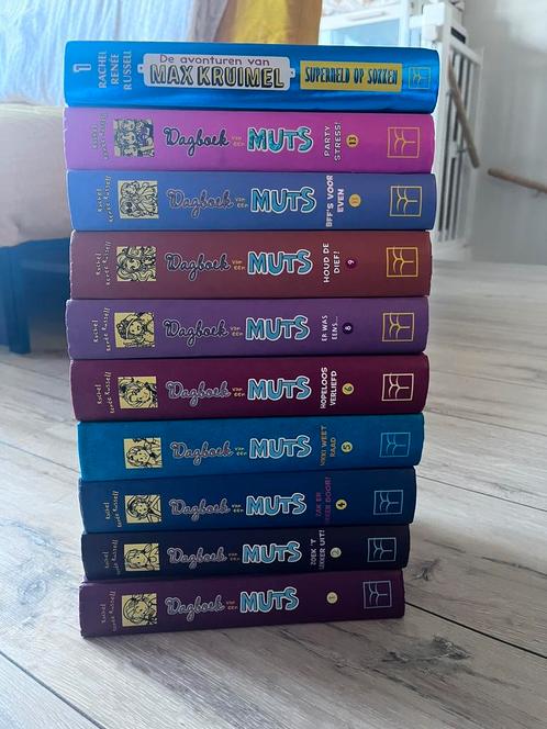 9 dagboek van een muts boeken + 1 max kruimel boek, Boeken, Kinderboeken | Jeugd | 10 tot 12 jaar, Gelezen, Fictie, Ophalen of Verzenden