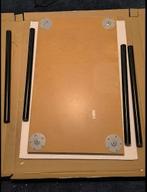 IKEA LINNMON Tafel / Bureau / Desk (White/Black) - 100x60cm, Ophalen of Verzenden, Gebruikt, Bureau