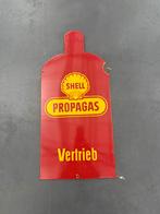 Oud emaille reclame bord Shell, Verzamelen, Merken en Reclamevoorwerpen, Ophalen, Gebruikt, Reclamebord