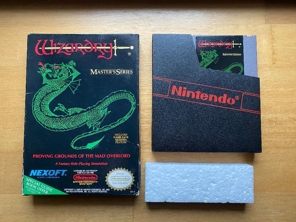 Wizardry nes USA, Avontuur en Actie, 1 speler, Ophalen of Verzenden, Zo goed als nieuw