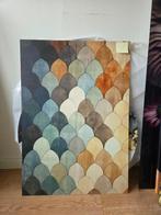 Schilderij op dibond - 70 x 100 cm, Ophalen, Zo goed als nieuw, Schilderij, 75 cm of meer