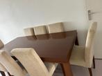 Real quality table and chairs for your dining &living room, Ophalen, Zo goed als nieuw, 4 tot 6 stoelen