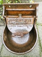 Franse gietijzeren drinkbak •Vintage French cast iron trough, Antiek en Kunst, Ophalen of Verzenden