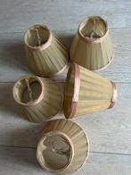 Lampenkap organza goud klem 13cm (5 stuks) voor kroonluchter, Huis en Inrichting, Lampen | Lampenkappen, Ophalen, Barok, Beige