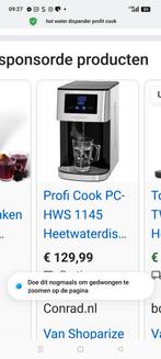 Hot water dispenser, Ophalen of Verzenden, Nieuw