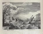 4 fraaie gravures, de 4 seizoenen, Jan van de Velde II, Antiek en Kunst, Kunst | Etsen en Gravures, Ophalen of Verzenden