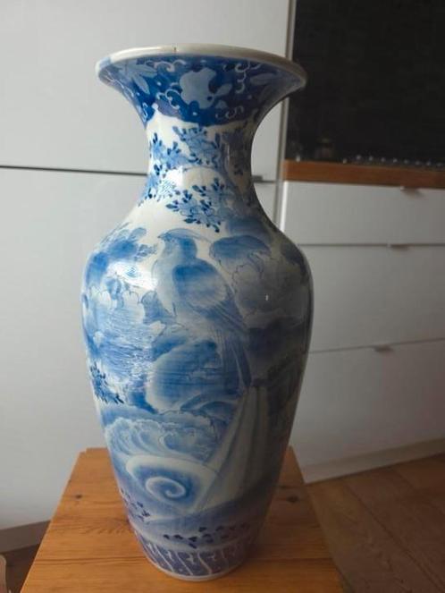 Vaas met Japans vogelmotief, Meiji periode 1868 - 1912, Antiek en Kunst, Antiek | Vazen, Ophalen