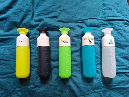 5 doppers, Sport en Fitness, Bidons, Zo goed als nieuw, Ophalen