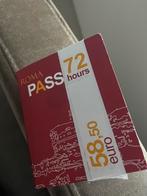 2 Roma Pass kaarten 72 uur  vrij reizen en musea, Tickets en Kaartjes, Twee personen, Bus, Metro of Tram, Buitenland, Kortingskaartje