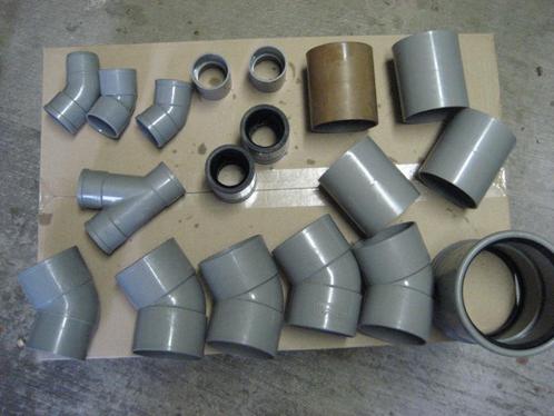 Pvc bocht sok manchet steekmof Dyka diverse maten, Doe-het-zelf en Verbouw, Buizen en Afvoer, Zo goed als nieuw, Bochten, Pvc