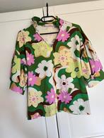 Studio anneloes flower blouse M green/roze, Kleding | Dames, Ophalen of Verzenden, Zo goed als nieuw, Groen
