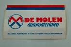 Sticker de Molen automaterialen, Verzamelen, Ophalen of Verzenden, Nieuw, Bedrijf of Vereniging