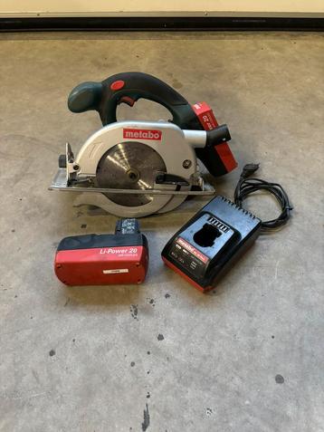 Metabo accu cirkelzaag KSAP 18 complete set beschikbaar voor biedingen