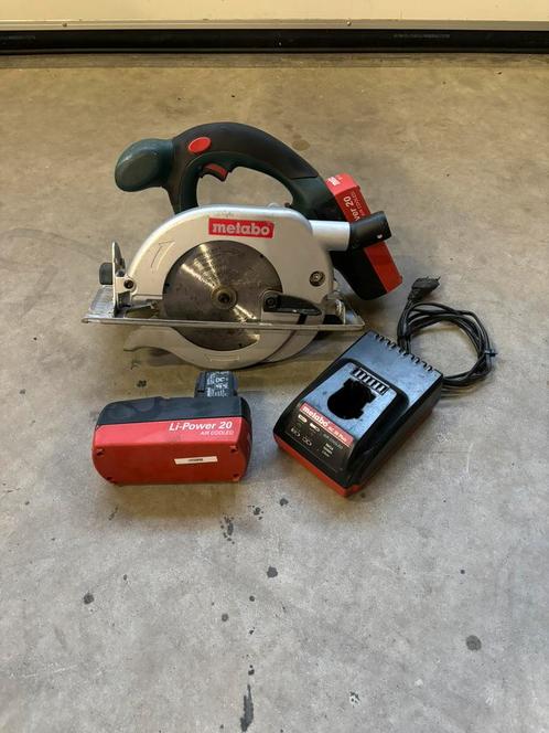 Metabo accu cirkelzaag KSAP 18 complete set, Doe-het-zelf en Verbouw, Gereedschap | Zaagmachines, Gebruikt, Cirkelzaag, 70 mm of meer