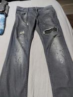 SOMS Slimfit Jeans 28/32 - Grijs Distressed, Kleding | Heren, Spijkerbroeken en Jeans, SOMS, W32 (confectie 46) of kleiner, Ophalen of Verzenden