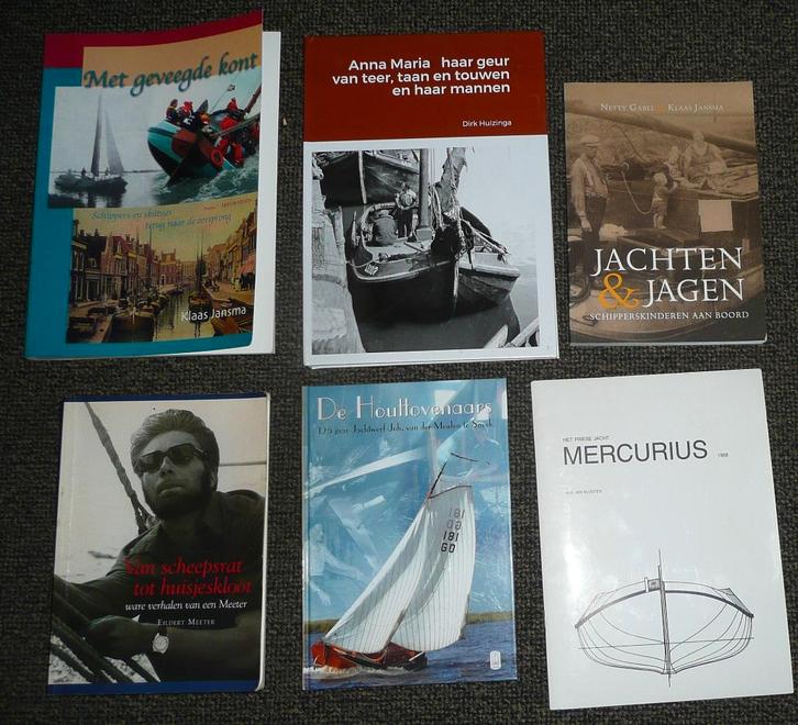 64 x RONDE EN PLATBODEM JACHTEN SCHEPEN:, Verzamelen, Scheepvaart, Zo goed als nieuw, Boek of Tijdschrift, Zeilboot, Ophalen of Verzenden