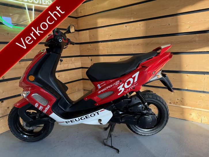 Peugeot Bromscooter Speedfight2 A.C. WRC (bj 2009), Fietsen en Brommers, Brommers | Peugeot, Gebruikt, Overige modellen
