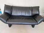 Tango Leolux 2.5 persoons zwart leer, Huis en Inrichting, Ophalen, Gebruikt, 150 tot 200 cm, Tweepersoons