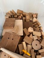 Houten Bouwstenen, Dieren & Trein Set, Ophalen, Gebruikt, Overige merken