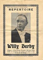 Willy Derby, cabaret, zanger, Den Haag, Gelezen, Artiest, Verzenden