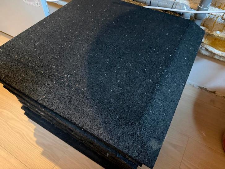 Rubber Tegels voor Fitness, Crossfit of Tuin, Sport en Fitness, Fitnessmaterialen, Gebruikt, Overige typen, Ophalen