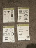 4 Stampin' Up Stempelsets - Diverse Thema's, Ophalen of Verzenden, Zo goed als nieuw, Houten stempel
