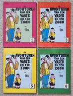 Piet Fluwijn en Bolleke | 6 albums | Avonturen van een vader, Boeken, Gelezen, Marc Sleen, Ophalen of Verzenden, Meerdere stripboeken