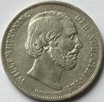 Zilveren rijksdaalder 1869, Postzegels en Munten, Munten | Nederland, Zilver, 2½ gulden, Ophalen of Verzenden, Koning Willem III