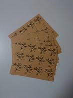 108 ronde stickers sticker bedankt Thank You NIEUW, Ophalen of Verzenden, Nieuw