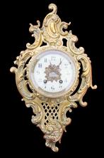 Echte bronzen cartel hangklok, Antiek en Kunst, Antiek | Klokken, Ophalen