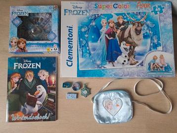 Frozen Fan Pakket: Puzzel, Spel, Tas & Meer! beschikbaar voor biedingen
