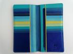 Leren portefeuille My Wallet dames blauw groen geel, Sieraden, Tassen en Uiterlijk, Portemonnees, Overige merken, Blauw, Ophalen of Verzenden