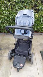 Harvey 3 kinderwagen blauwgrijs met accessoires, Kinderen en Baby's, Gebruikt, Verstelbare duwstang, Ophalen, Kinderwagen