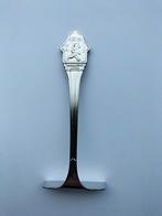 Kinderbestek Bruintje Beer schuivertje Sola verzilverd, Ophalen of Verzenden