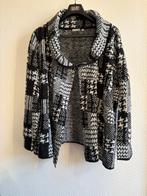 Rabe Vest Zwart/Wit Maat 50, Kleding | Dames, Grote Maten, Ophalen of Verzenden, Nieuw, Zwart, Trui of Vest