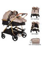 Duo kinderwagen Chipolino smart golden beige, Kinderen en Baby's, Kinderwagens en Combinaties, Overige merken, Nieuw, Ophalen of Verzenden