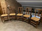Set van 5 antieke (eetkamer)stoelen - Louis XVI - 18e eeuw, Antiek en Kunst, Antiek | Meubels | Stoelen en Banken, Ophalen