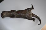 Bronzen otter, bijna 60 cm lang en gesigneerd, Ophalen