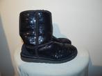 Ugg hoge laarzen zwart lovertjes pailletjes bekleding 40