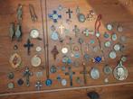 Antieke Religieuze Spelden en Hangers Collectie, Antiek en Kunst, Ophalen of Verzenden