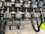 Rubberen en dumbells 20-22,5 en 25 kg dumbell set, Ophalen, 20-22,5-25 kg, Dumbbell, Gebruikt