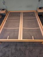 2x Auping spiraal bodems, Ophalen, 90 cm, Eenpersoons, Beige