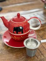 Theepot met Kop en Schotel Cha Cult, Ophalen, Keramiek, Zo goed als nieuw, Overige stijlen