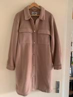 Damesjas in teddystof van Jacqueline de Yong, poederroze, L, Jacqueline de Yong, Ophalen of Verzenden, Gedragen, Maat 42/44 (L)