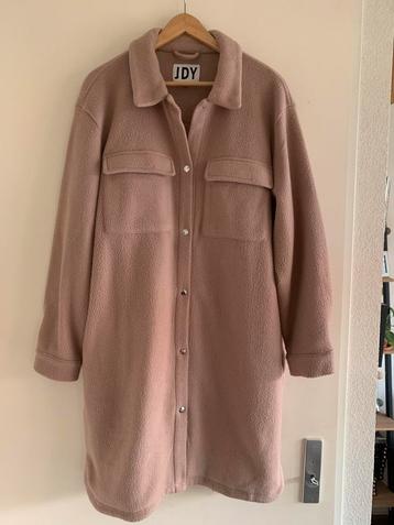 Damesjas in teddystof van Jacqueline de Yong, poederroze, L beschikbaar voor biedingen