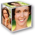 ZEP Acryl foto kubus voor 6 foto's 8,5 x 8,5 cm 6 stuks, Ophalen, Nieuw