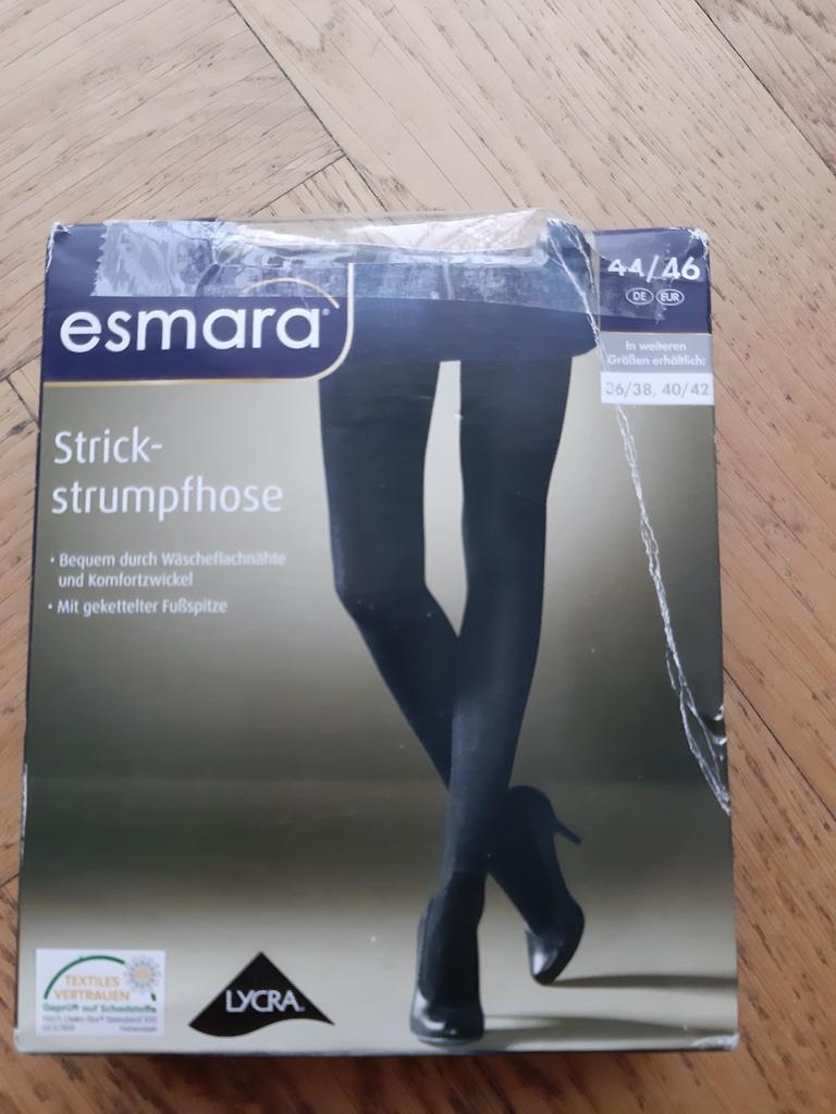 Esmara katoenen Panty Maat 44/46 (L) Zwart - Nieuw, Zwart, Nieuw, Maat 44/46 (L), Panty