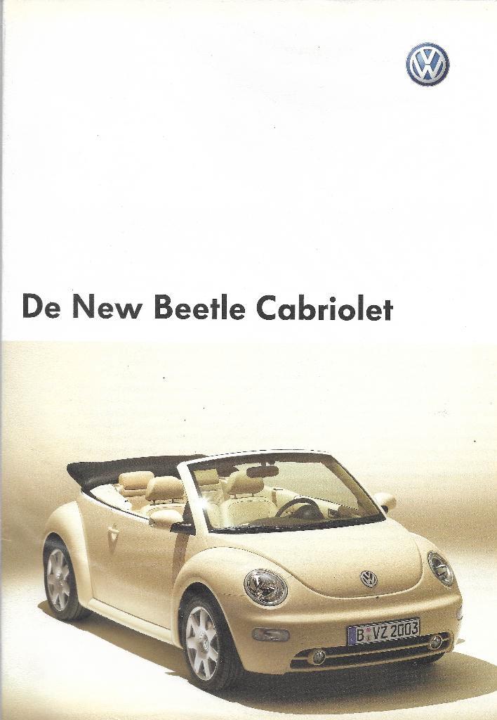 Volkswagen Beetle cabriolet folders, Boeken, Auto's | Folders en Tijdschriften, Zo goed als nieuw, Volkswagen, Ophalen of Verzenden
