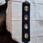 Wandhanger van fluweel met engeltje bovenaan, Antiek en Kunst, Ophalen of Verzenden